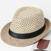 (Buy 1 Get 1) Men Fashion Beach Sunshade Straw Casual British Style Top Hat