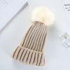 (Buy 1 Get 1 ) Autumn And Winter Women Fashion Solid Color Warm Wool Ball Curling Knitted Hat