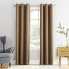 (Buy 1 Get 1) One Piece 52*84 Inch Solid Color Heat Insulation Sunscreen Blackout Perforated Curtain