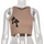 Women Fashion Sexy Cross Embroider Cropped Vest