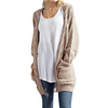 Women Winter Autumn Casual Solid Color Knitted Sweater Cardigan