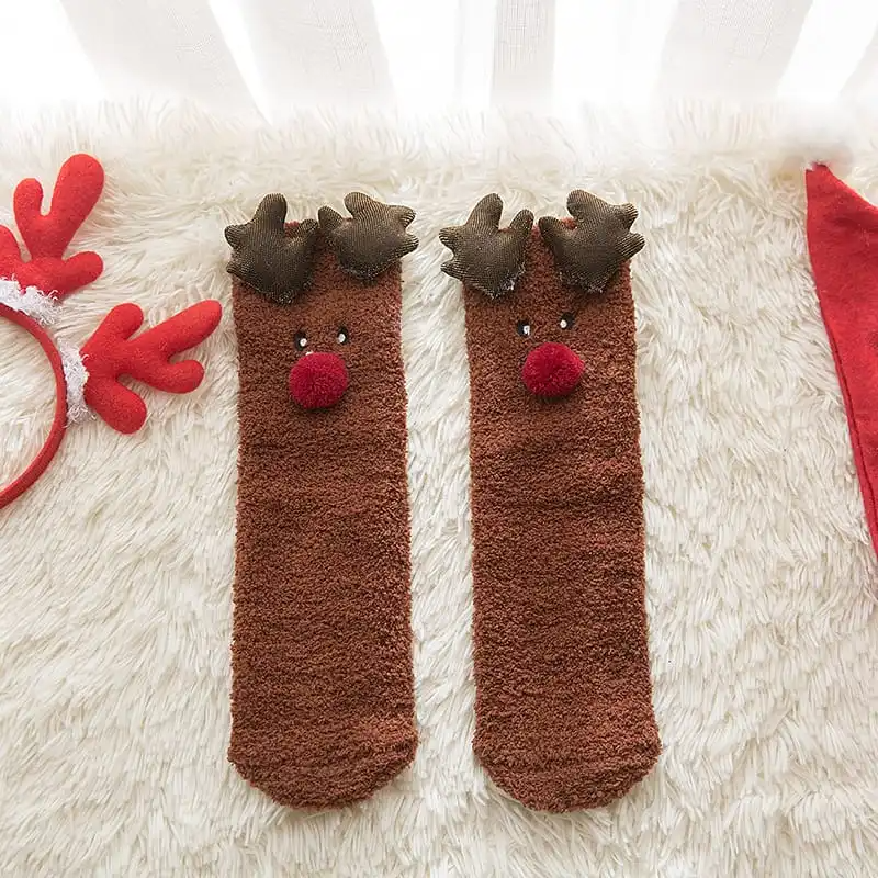 Kids Cute Christmas Series Breathable Socks