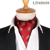 (Buy 1 Get 1) Men Fashion British Polyester Tiny Flower Printed Suit Shirt Tie Scarf