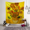 (Buy 1 Get 1) Vertical Type Sunflower Printed Tapestry