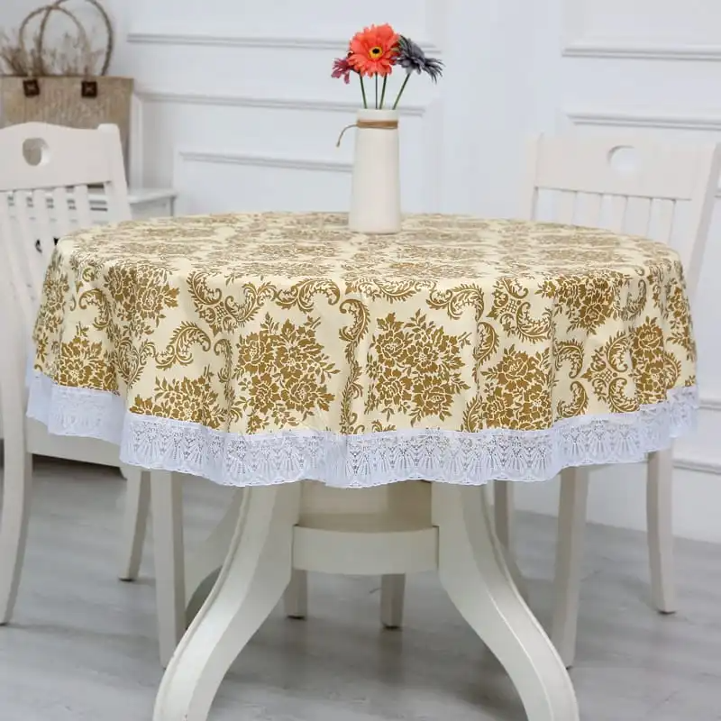 180cm/200cm Waterproof Round Table Cloth