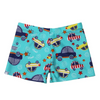 Kids Toddler Boy Fashion Animal Print Ice Silk Swim Shorts