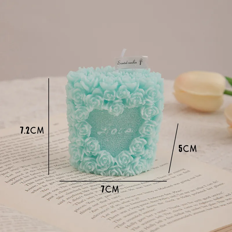 (Buy 1 Get 2) Creative Wedding Party Flower Cluster Aromatherapy Candle Accompanying Ceremony