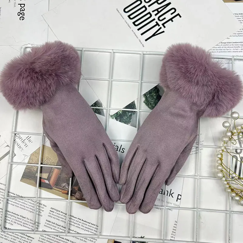 (Buy 1 Get 1) Women Warm Thickened Plush  Winter Gloves