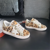 KIDS Girls Boys Spring Autumn Fashion Casual Color Matching Leopard Breathable Star Board Shoes