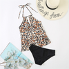 Women Fashion Halter Neck Two-Piece Separates Swimwear