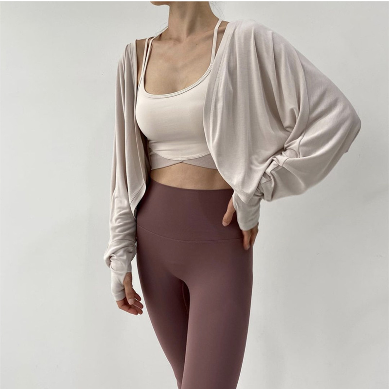 Women Athleisure Loose Long Sleeve Workout Sports Top