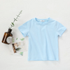 (Buy 1 Get 1) Children Kids Baby Fashion Girls Boys Casual Basic Solid Color Short Sleeve Round Neck T-Shirt