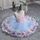Kids Toddler Big Girls Fashion Party Cute Sweet Floral Flounced Pleated Sleeveless Mesh Party Tutu Dress