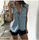 Women'S Fashion Casual Loose Sleeveless Single-Breasted Denim Shirt