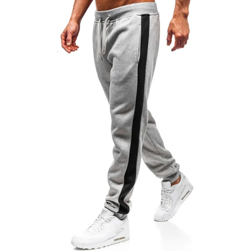 Men Fashion Splicing Sports Pants