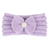 Kids Cute Bowknot Bunny Ears Wool Warm Headband