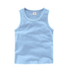 Kids Basic Round Neck Sleeveless Solid Color Casual Vest T-Shirt