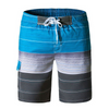 Men Striped Patchwork Casual Shorts