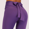 Bowknot Design Women Hip-Lifting Sports Fitness Leggings Pants