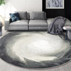 Living Room Simple Abstract Round Machine Washable Carpet