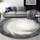 Living Room Simple Abstract Round Machine Washable Carpet