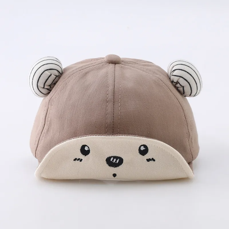 Children Kids Baby Fashion Girls Boys Sunscreen Cartoon Bear Cap