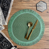 (Buy 1 Get 1) Retro Nordic Hand-Woven Dining Mat Home Table Tassel Placemat