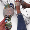 Women Fashion Rhinestone Slippers Shoes