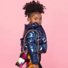 Kids Toddler Big Girls Winter Fashion Casual Solid Color Turtle Neck Cotton-Padded Coat