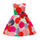 Kids Toddler Big Girls Fashion Party Cute Sweet Color Bow Sleeveless Party Tutu Dress