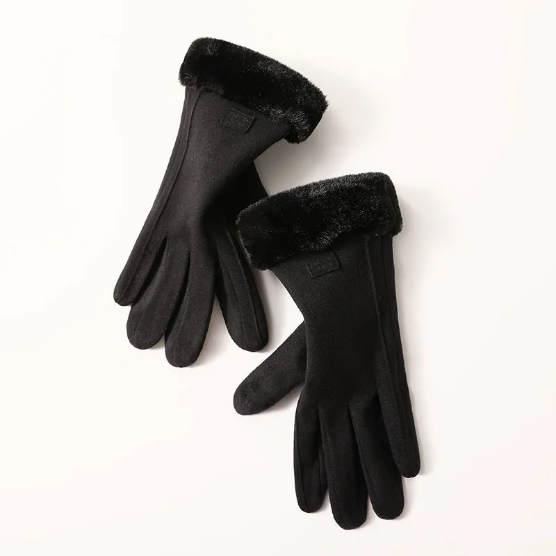 (Buy 1 Get 1) Winter Women Fashion Thickened Blanket Warm Gloves