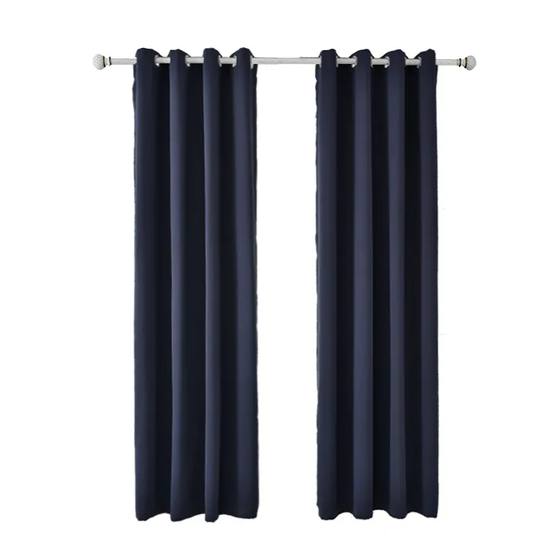 Modern Minimalist High Precision Insulation Solid Color Curtains