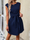 2 Pieces Fashion Women Elegant Round Neck Casual Solid Color Dress