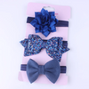 3pcs/Set Girls Cute Flower Bow Sequin Design Elastic Headband