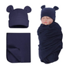 Newborn Baby Anti-Kick Wrap Blanket Swaddling And Cap