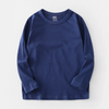 ( Buy 1 Get 1 ) Children Kids Toddlers Girls Boys Solid Color Casual Round Neck Long-Sleeved T-Shirt