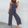 Women Loose Wide Leg Polka Dot Jumpsuit