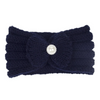 Kids Cute Bowknot Bunny Ears Wool Warm Headband