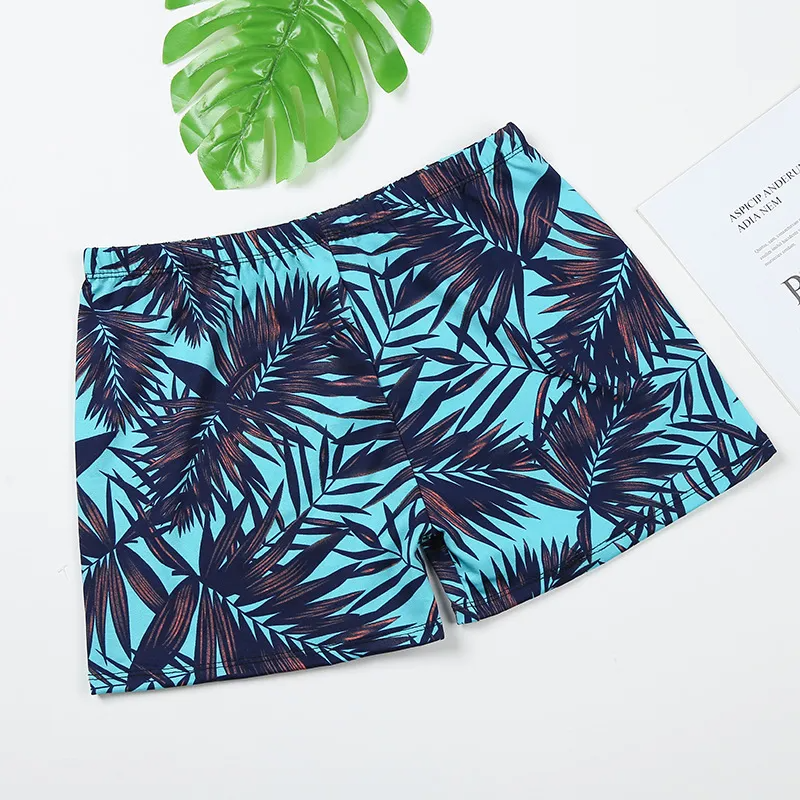 Kids Toddler Boy Fashion Beach Swimming Pool Hot Spring Digital Print Swim Shorts