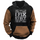 Men Vintage Casual Ethnic Style Letter Floral Long Sleeve Plus Size Hoodies