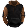 Men Vintage Casual Ethnic Style Basic 3D Print Plus Size Long Sleeve Hoodies