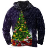 Men Vintage Casual Ethnic Style Basic 3D Print Plus Size Long Sleeve Hoodies