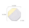 Marbled Ceramic Gold-Plated Heat Insulation Coaster