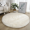 Household Solid Color Round Thickened Carpet