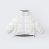 Kids Casual Basic Long Sleeve Zipper Plaid Double-Sided Down Jacket