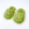 Slippers Imitation Fur Long Hair Edgy Girl Y2k Plush Slippers