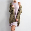 Women Winter Autumn Casual Solid Color Knitted Sweater Cardigan