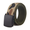 Unique Both Sides Use Men Outdoor Use Classic Camouflage Print Canvas Belt