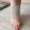 (Buy 1 Get 1) Women Fashion Exaggerated Rhinestone Tassel Anklet