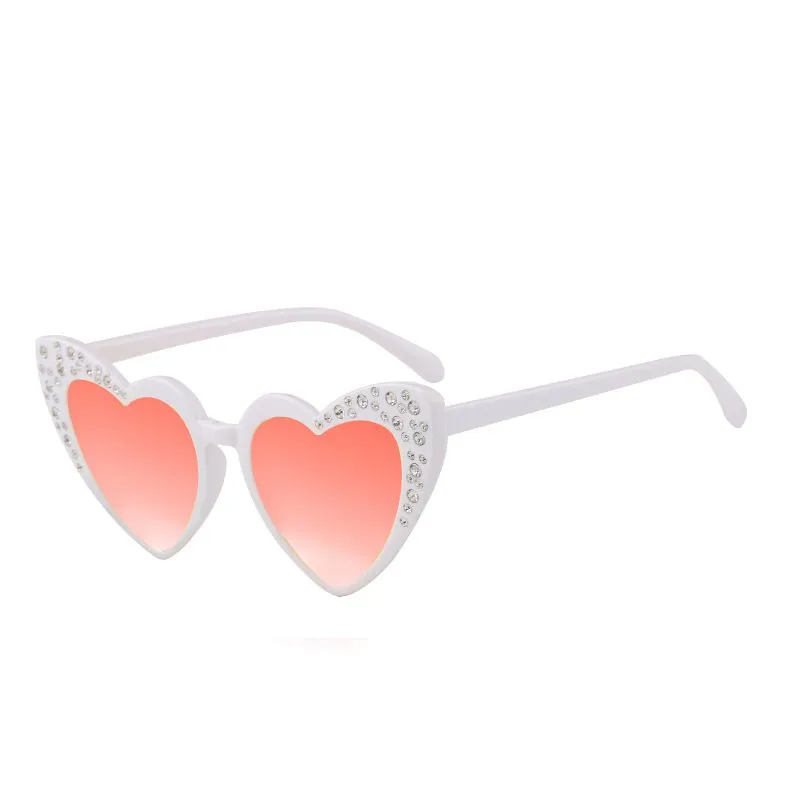 Fashion Kids Heart Shape Fashion Sun Glasses